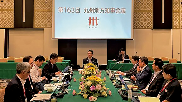 九州知事会会長就任