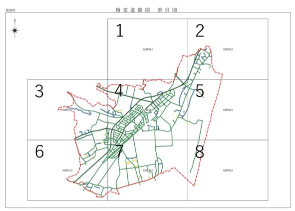 新富町索引図