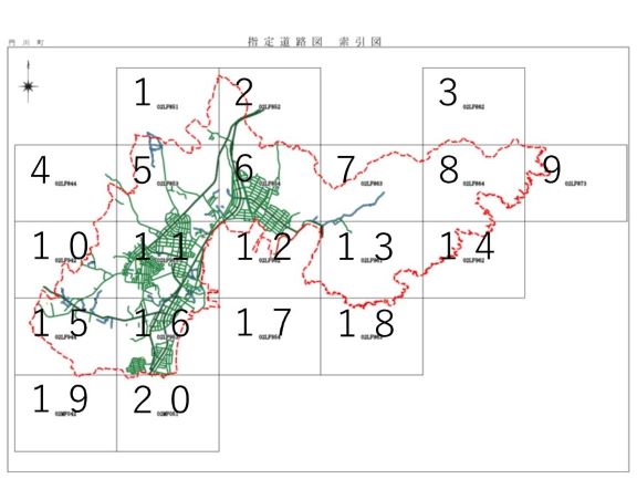 門川町索引図