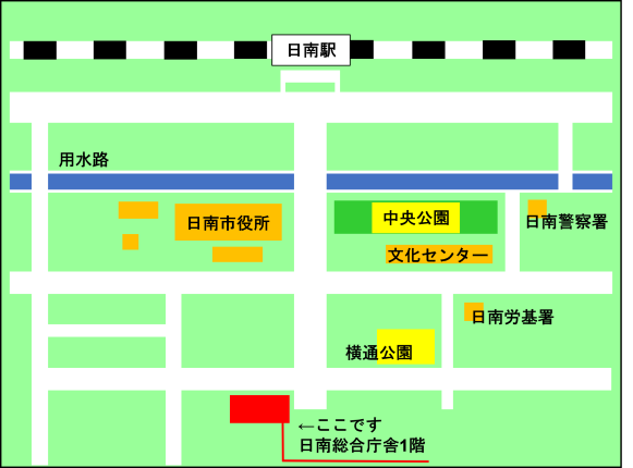 地図（日南）