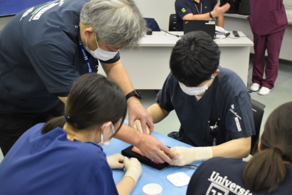 トレーニングのようす