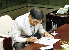 山崎さんと大物イシダイ