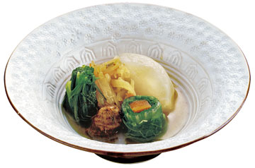冬野菜の炊き合わせ
