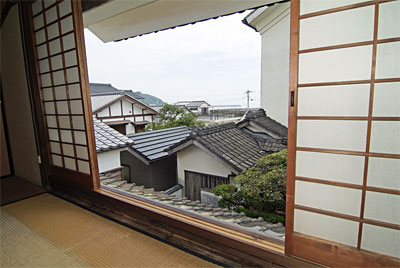 豪商、旧河内屋の二階