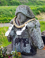 下水流の田の神