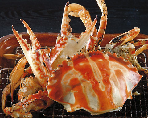 トラガニの炭火焼き