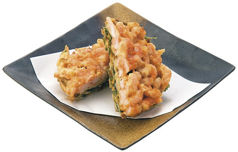 ジンケンエビのかき揚げ