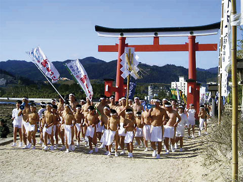 青島神社裸まいり