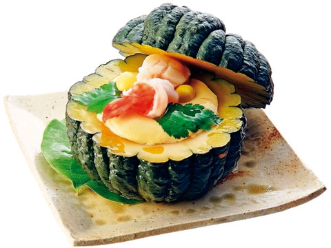 日向かぼちゃの蒸しもの