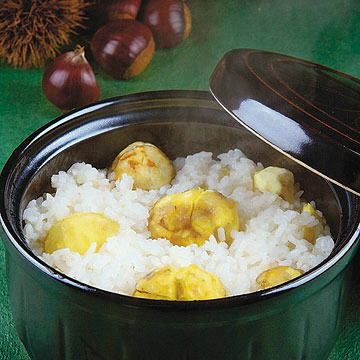 須木栗の栗ごはん