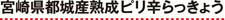 宮崎県都城産熟成ピリ辛らっきょう