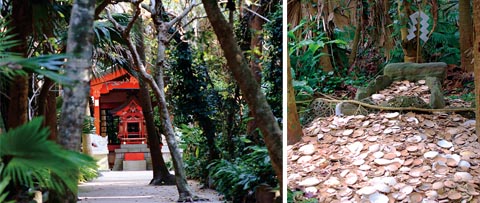 青島神社の元宮と天の平甍投げ
